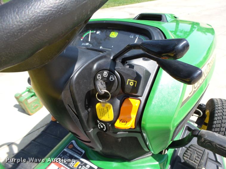 image for item K2081 2012 John Deere X734 yard tractor