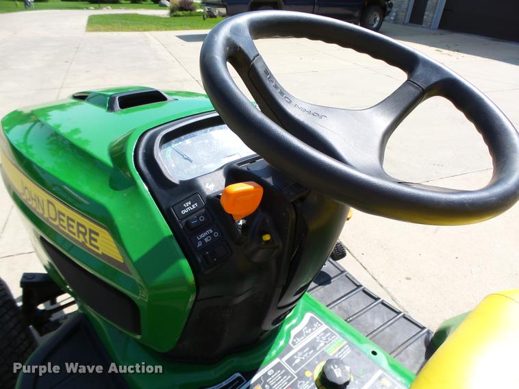 image for item K2081 2012 John Deere X734 yard tractor