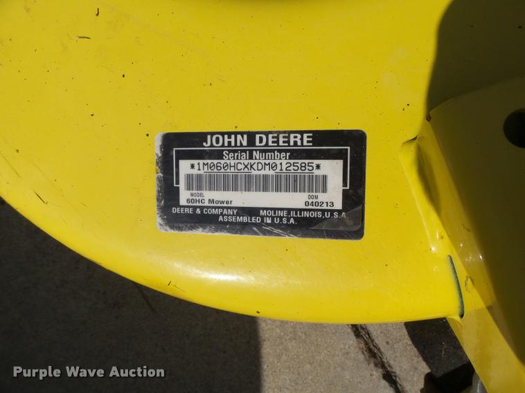 image for item K2081 2012 John Deere X734 yard tractor