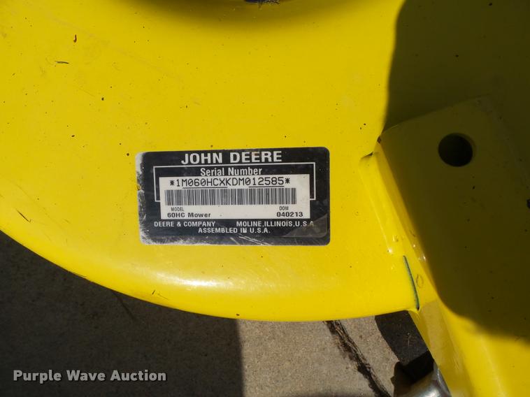 image for item K2081 2012 John Deere X734 yard tractor