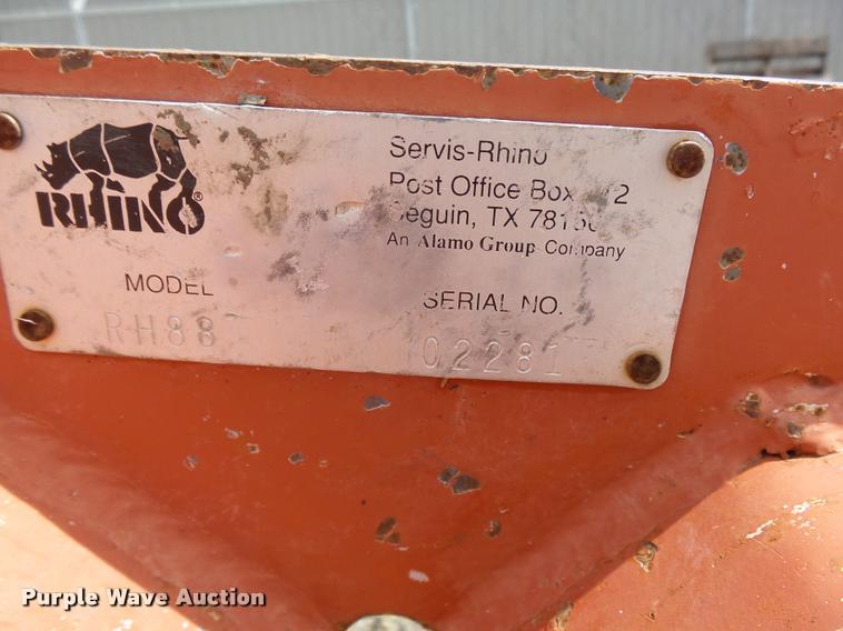 image for item K3033 Rhino RH88 flail mower