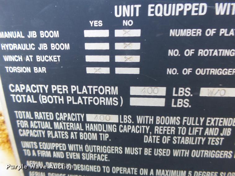 image for item K5688 1999 Ford F800 bucket truck