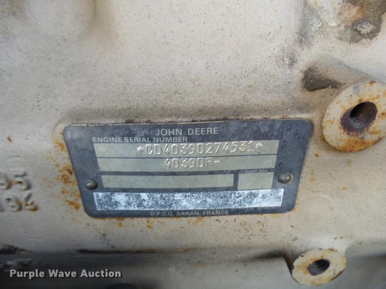 image for item L1590 1995 Ingersoll Rand D185WJD air compressor