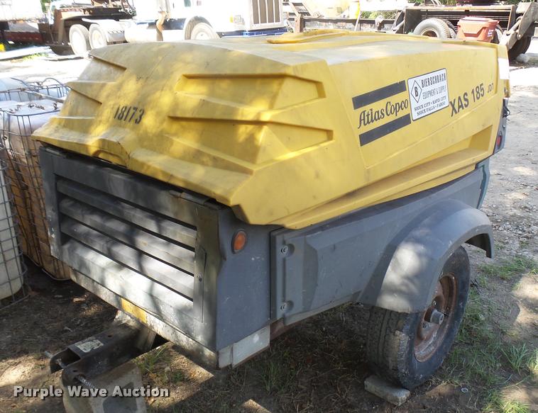 image for item L1591 2008 Atlas Copco XAS-185JP7 air compressor