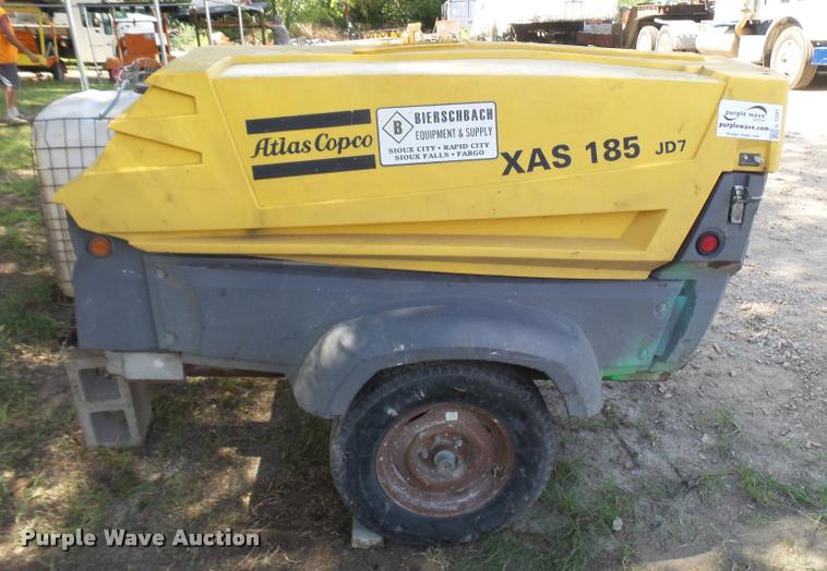 image for item L1591 2008 Atlas Copco XAS-185JP7 air compressor