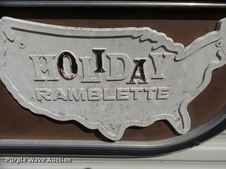 image for item L1592 Holiday Rambler Ramolette camper