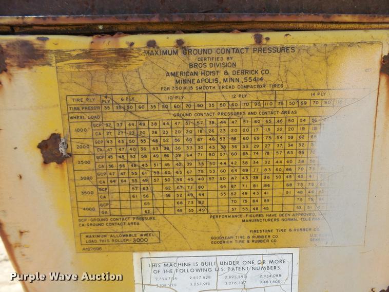 image for item L1594 Bros SP3000 pneumatic roller