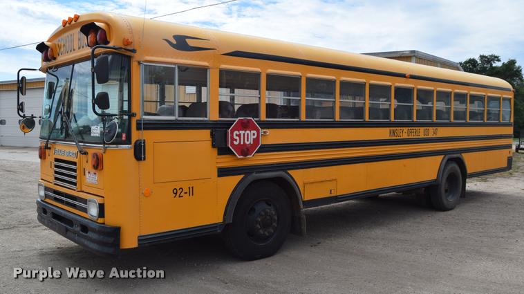 image for item L2598 1992 Blue Bird TC2000 school bus