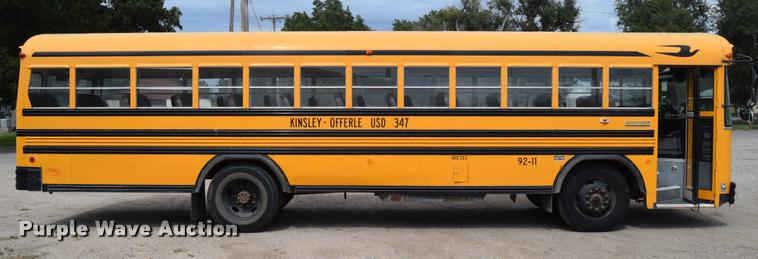 image for item L2598 1992 Blue Bird TC2000 school bus