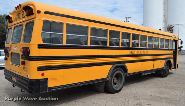 image for item L2598 1992 Blue Bird TC2000 school bus