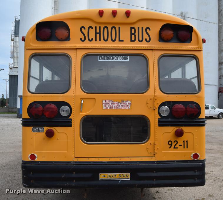 image for item L2598 1992 Blue Bird TC2000 school bus