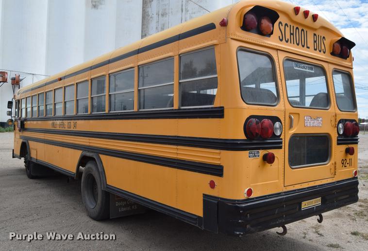 image for item L2598 1992 Blue Bird TC2000 school bus