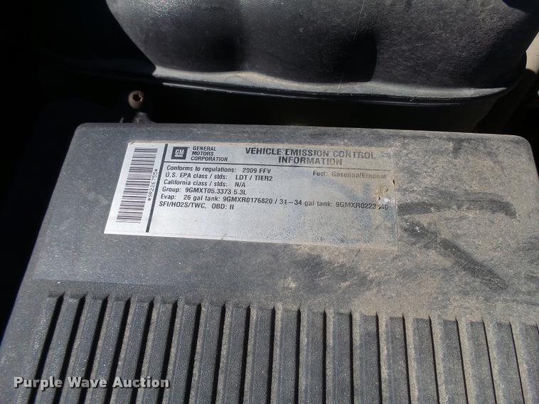 image for item L2709 2009 Chevrolet Tahoe Police SUV