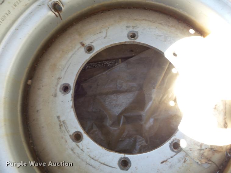 image for item L6992 (2) Titan 385-648 solid filled skid steer tires