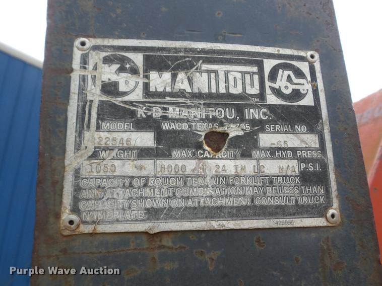 image for item AG9421 Manitou MT408 telehandler