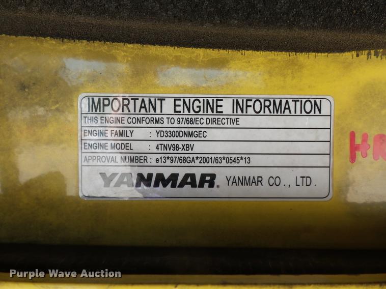 image for item BG9731 2006 Yanmar V1075A compact excavator