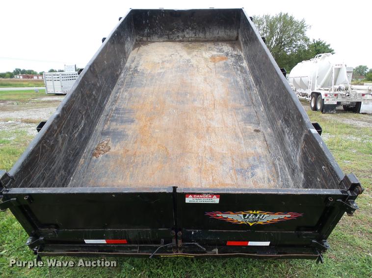 image for item BZ9851 2012 H&H DP142 dump trailer