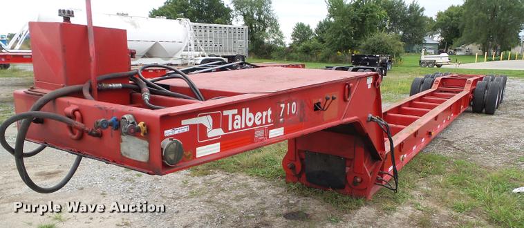 image for item BZ9852 1993 Talbert T3BD-85K-HRG-T1 beam trailer