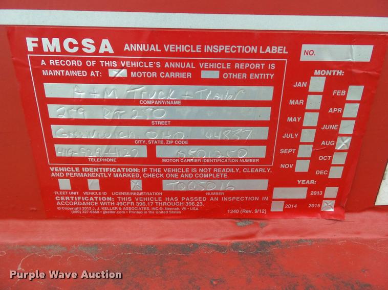 image for item BZ9852 1993 Talbert T3BD-85K-HRG-T1 beam trailer