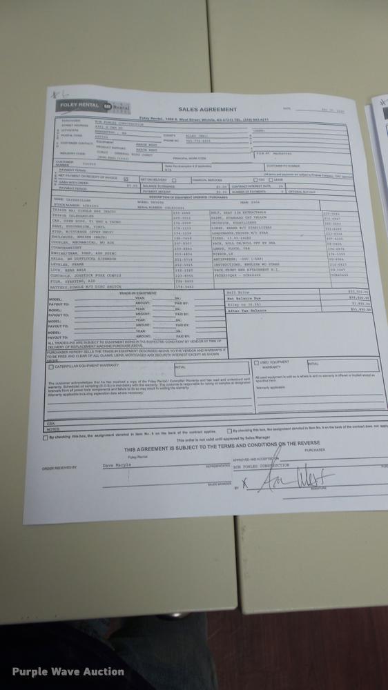 image for item DA2873 2005 Caterpillar TH580B telehandler