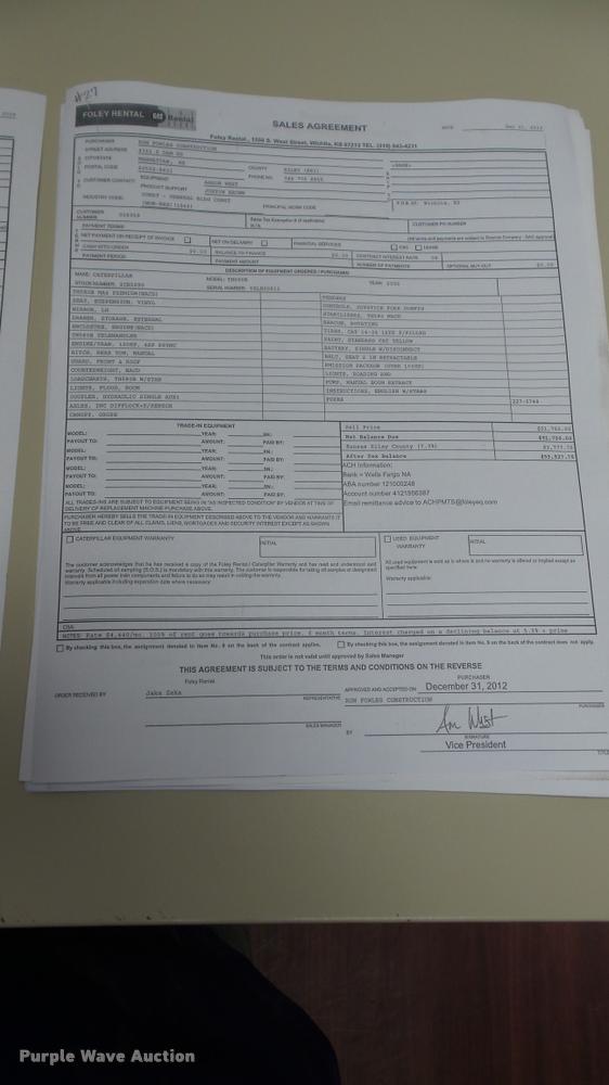 image for item DA2873 2005 Caterpillar TH580B telehandler