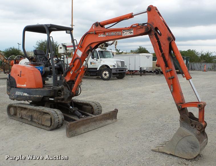 image for item DA2876 Kubota KX91-3 compact excavator