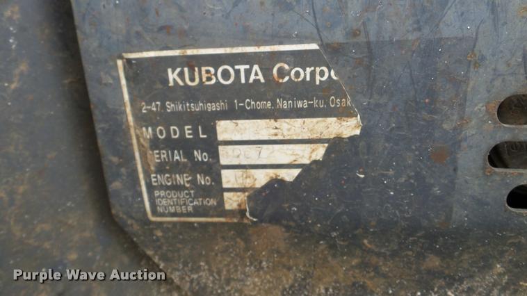 image for item DA2876 Kubota KX91-3 compact excavator