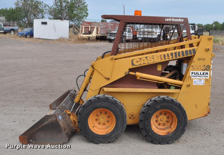 image for item G7480 1985 Case 1845B skid steer