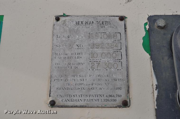 image for item G7481 Terex SS1048 telehandler