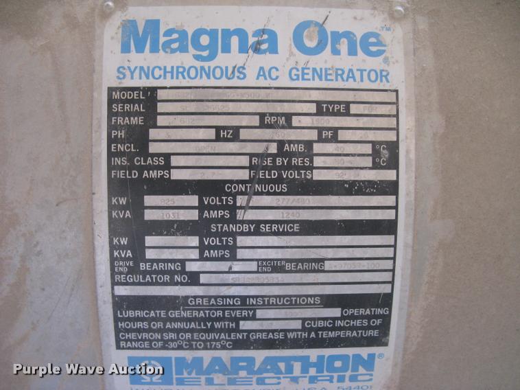 image for item J2760 Generator