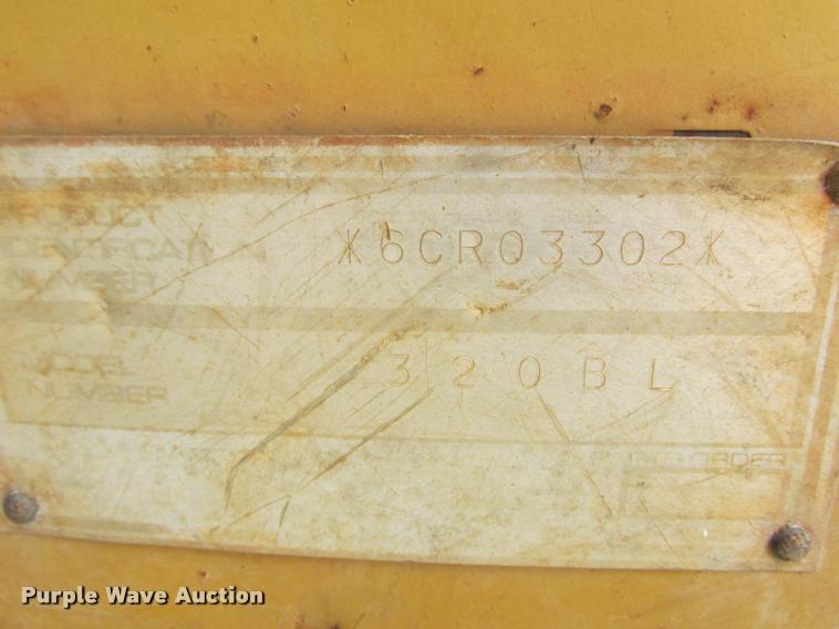 image for item K4206 1998 Caterpillar 320B L excavator