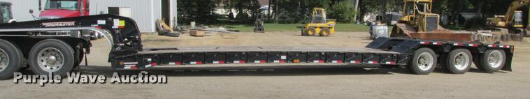 image for item K4207 2014 Towmaster T-110DTG lowboy equipment trailer
