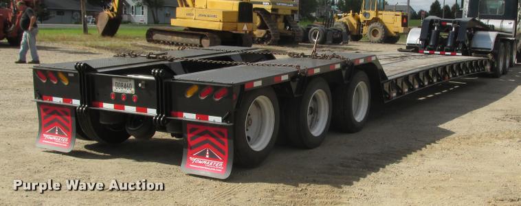 image for item K4207 2014 Towmaster T-110DTG lowboy equipment trailer