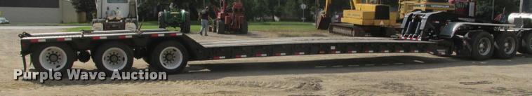 image for item K4207 2014 Towmaster T-110DTG lowboy equipment trailer