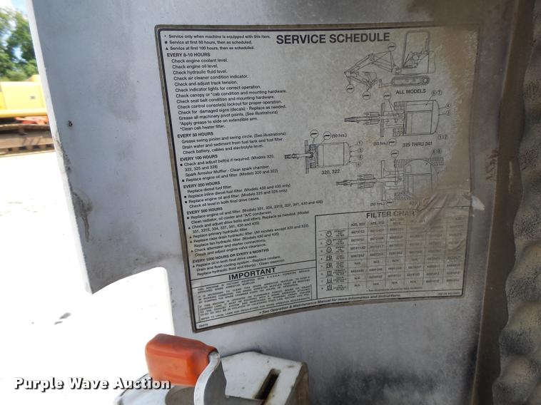 image for item K5689 2004 Bobcat 435 compact excavator