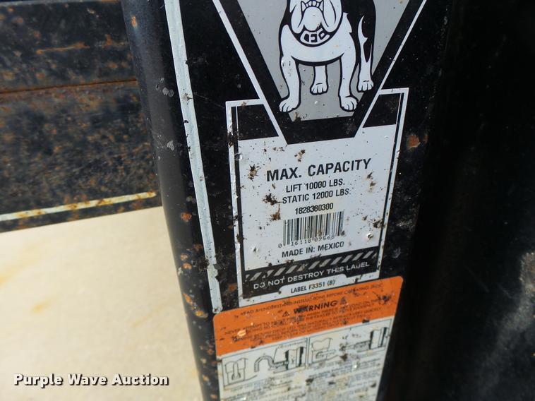 image for item K5695 2012 Delta tilt deck equipment trailer