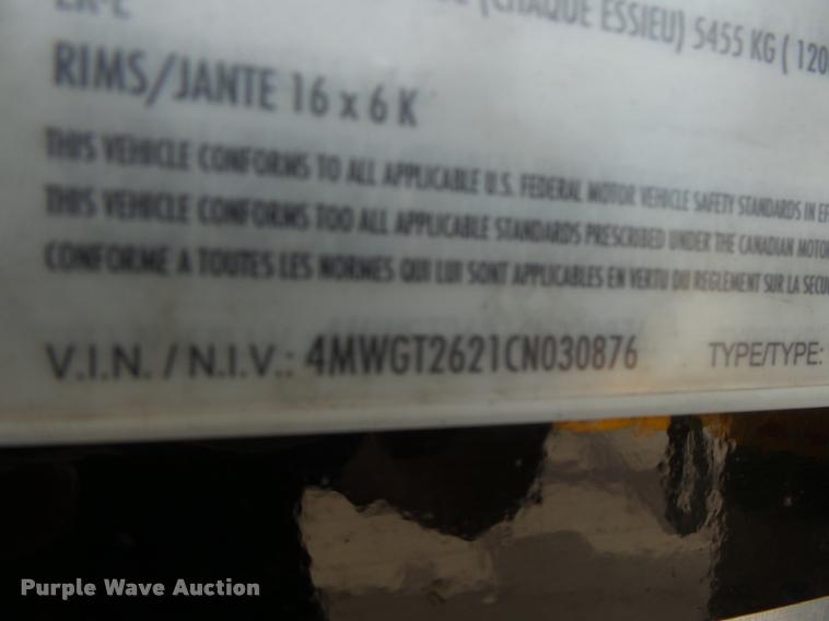 image for item K5695 2012 Delta tilt deck equipment trailer