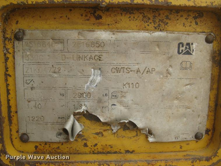 image for item L3869 2005 Caterpillar 330C L excavator