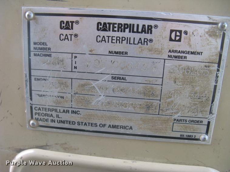 image for item L3871 1998 Caterpillar 160H motor grader