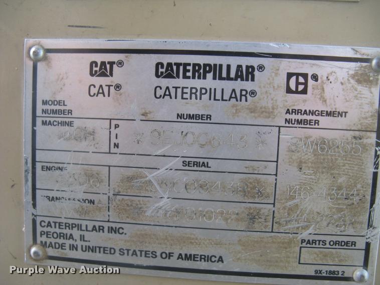 image for item L3871 1998 Caterpillar 160H motor grader