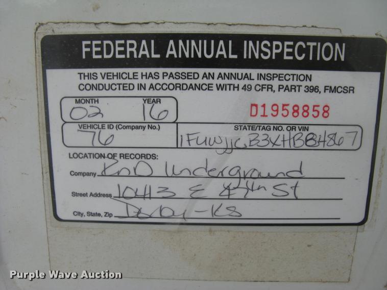 image for item L3888 1999 Freightliner FL80 service truck