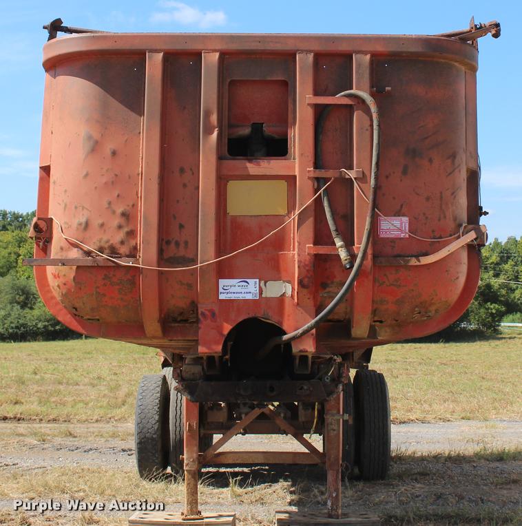image for item L4786 1979 Fruehauf DP4-M-24 end dump trailer