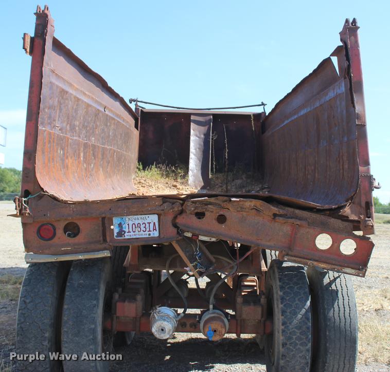 image for item L4786 1979 Fruehauf DP4-M-24 end dump trailer