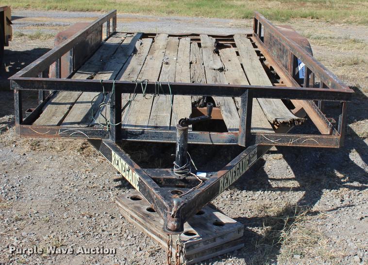 image for item L4788 Shop built equipment trailer