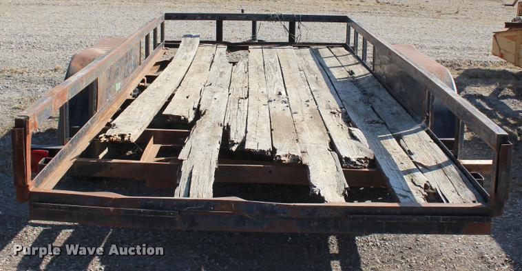 image for item L4788 Shop built equipment trailer