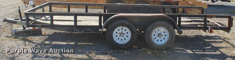 image for item L4788 Shop built equipment trailer