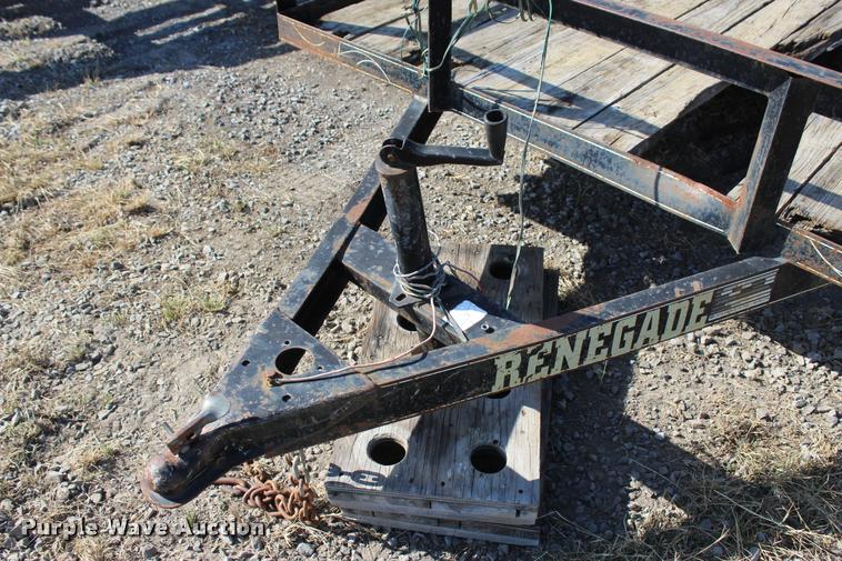 image for item L4788 Shop built equipment trailer