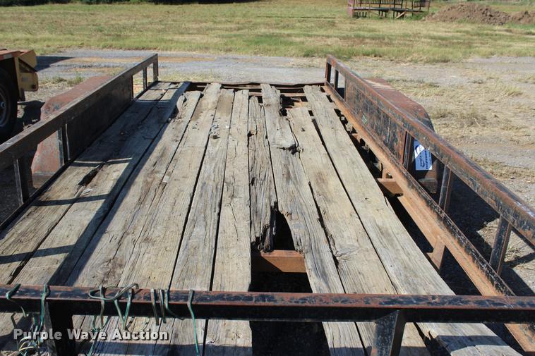 image for item L4788 Shop built equipment trailer