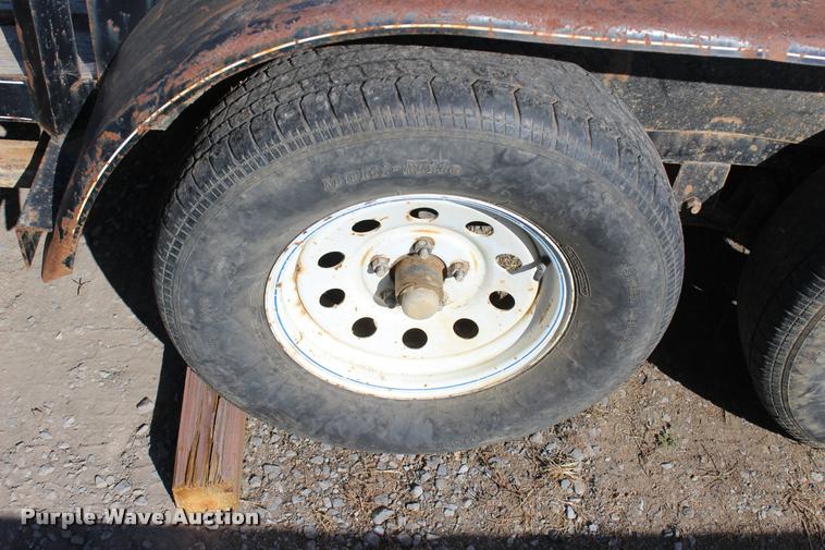 image for item L4788 Shop built equipment trailer