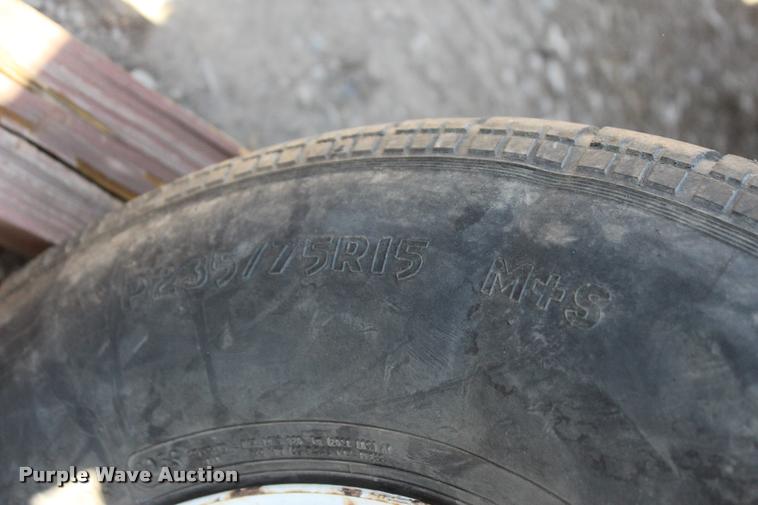 image for item L4788 Shop built equipment trailer